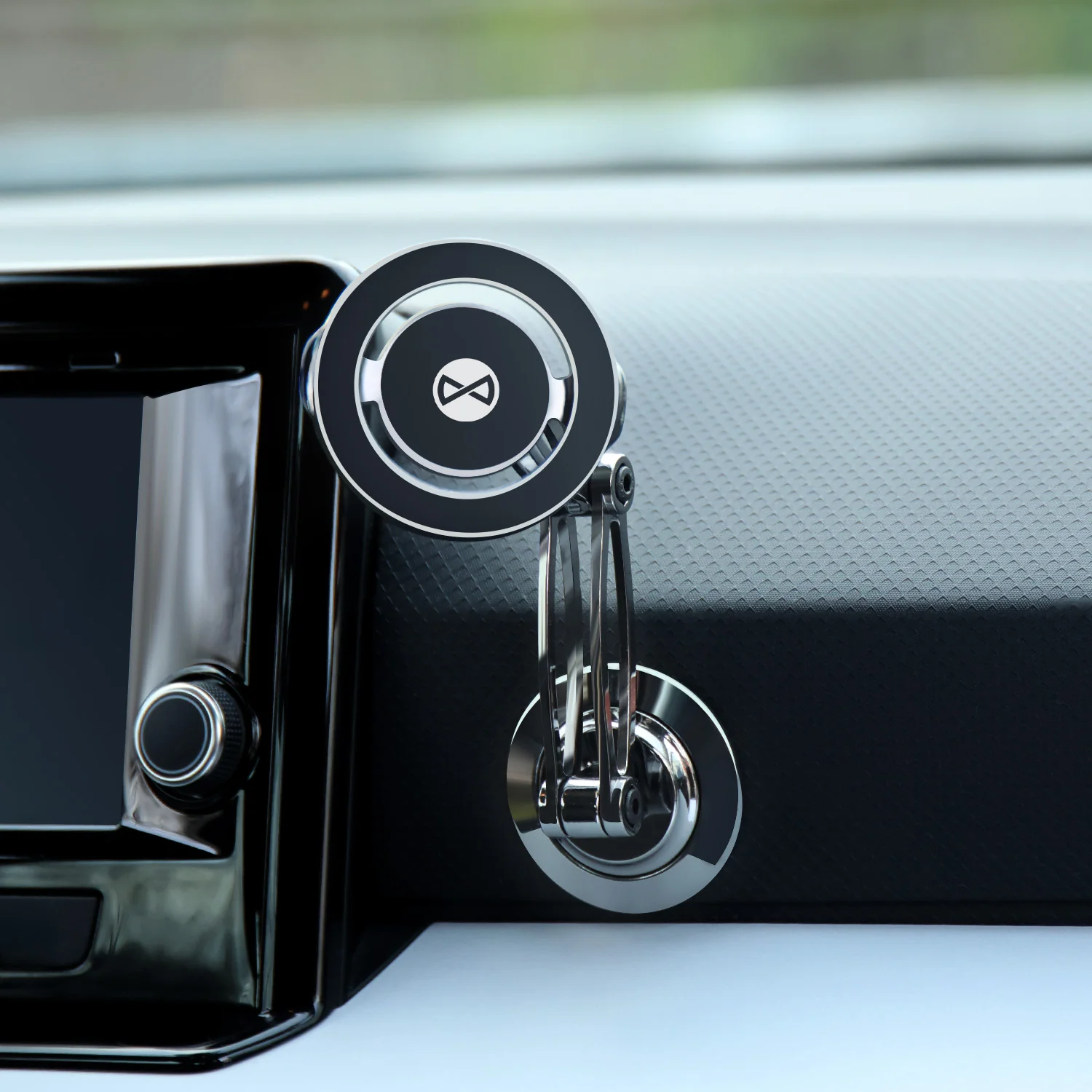 Forever MH-290 Magnetic Car Mount, Universal, Silver - Image 4