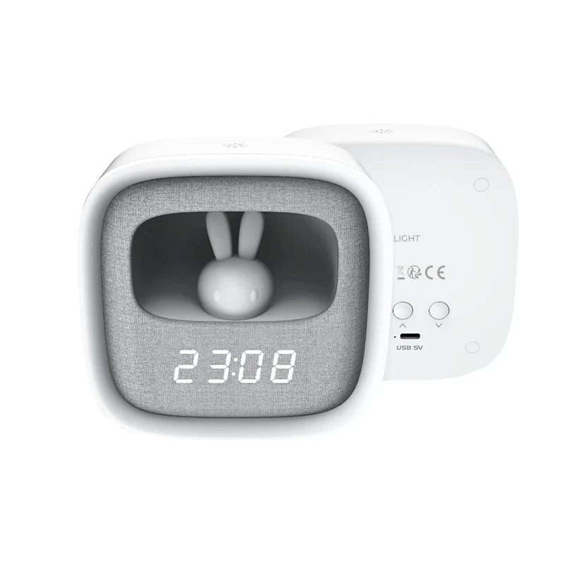 Forever Pure FNL-06 Aurora Digital Clock, White - Image 2