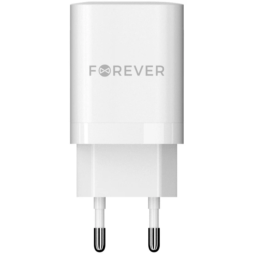 Forever TC-05-35CC Network Charger, 35W, 3A, 2 x USB-C, White - Image 2