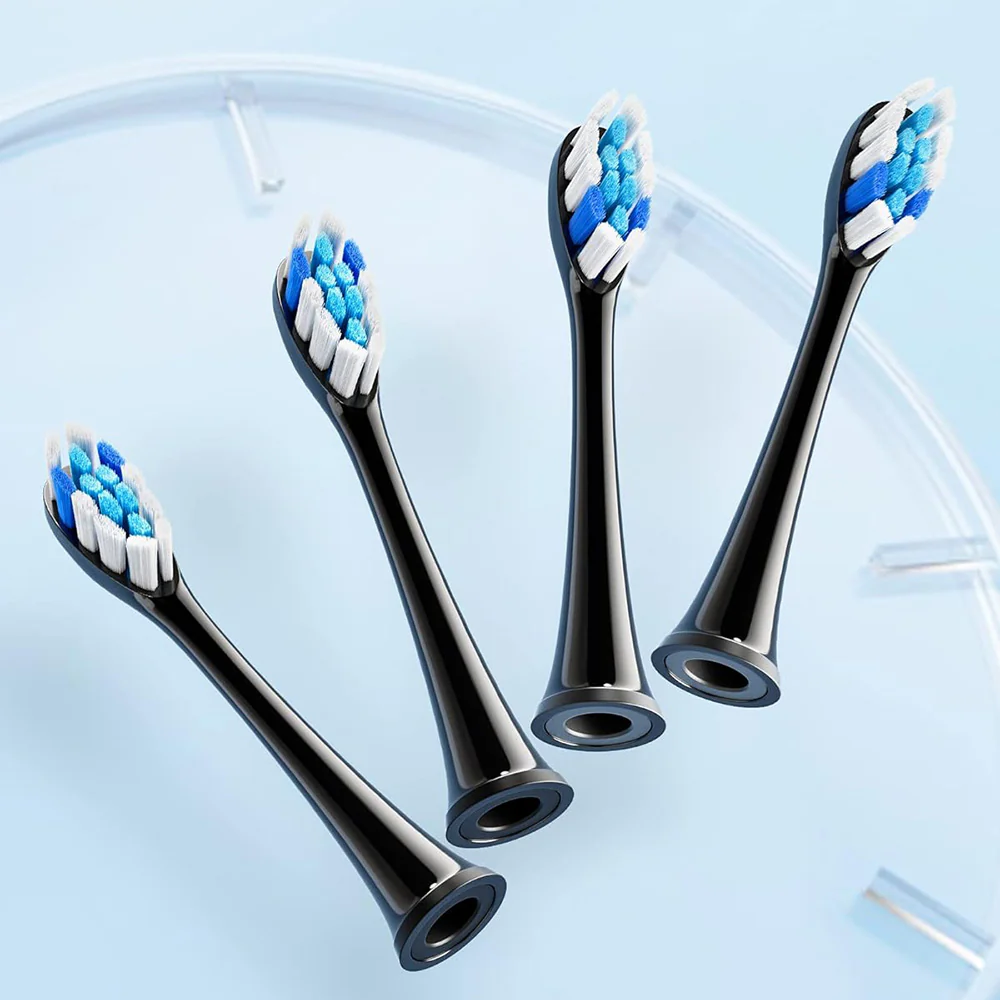 GCS2 Replacement Head for Bitvae S2 Electric Toothbrush, Set of 4, Black - Image 6