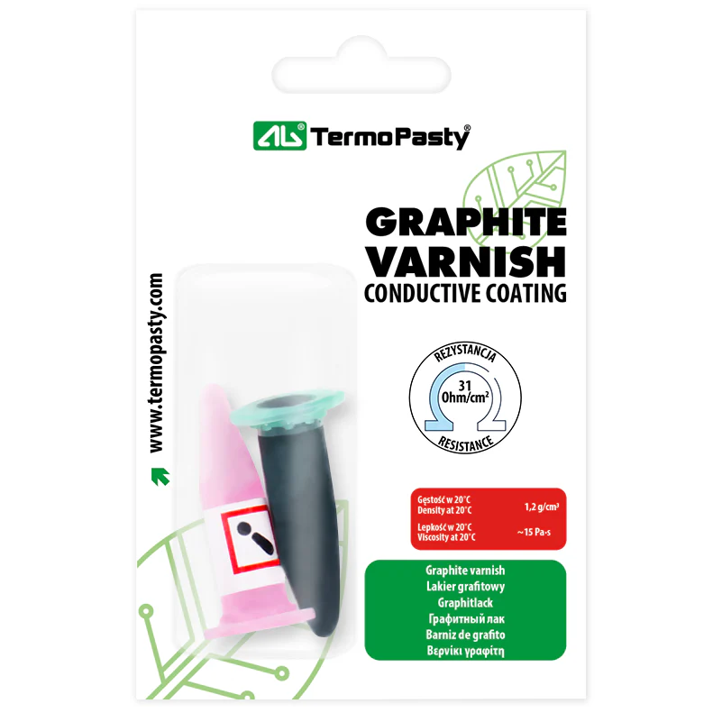 Graphite Lacquer AG Termopasty, 2ml, Set of 2 pieces ART.AGT-022