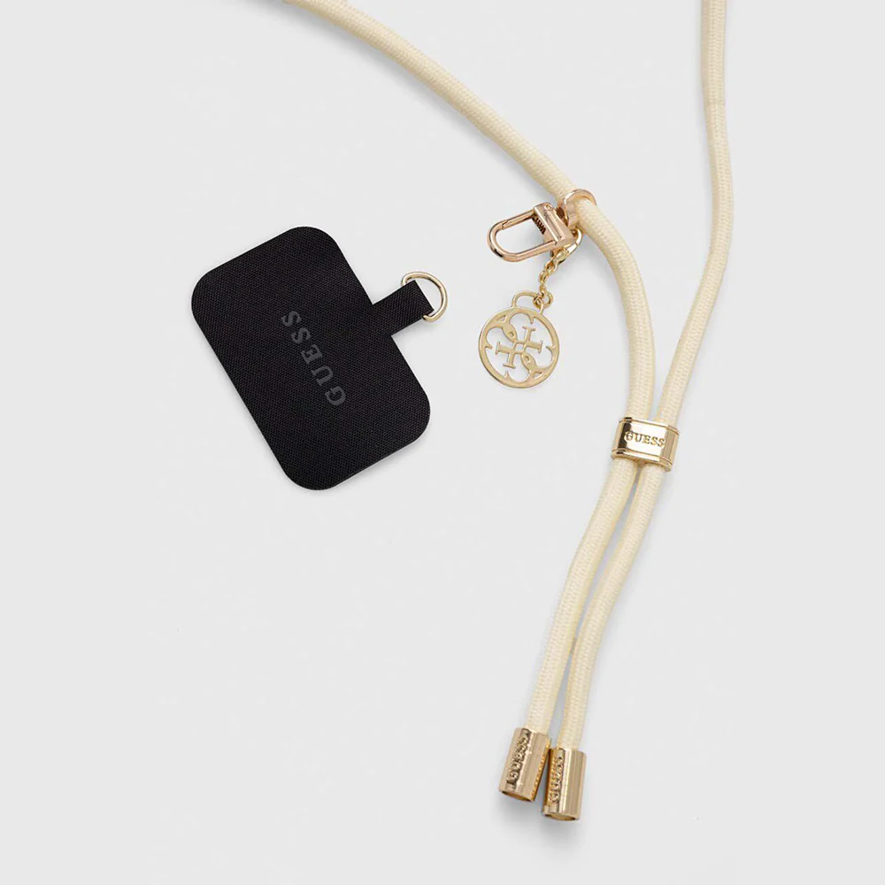 Guess CBDY 4G Charm Phone Lanyard, Black - Image 7