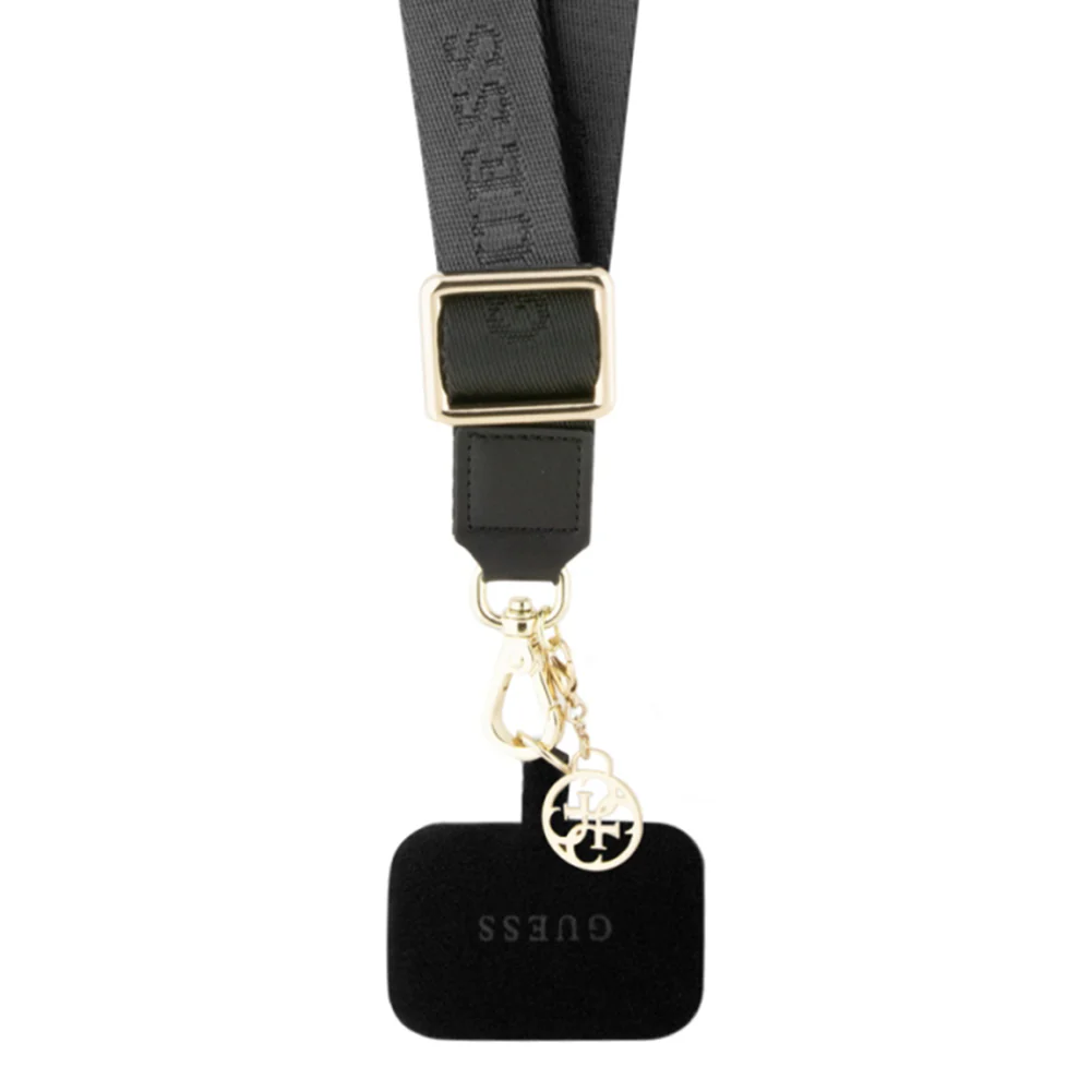 Guess Link Snap Phone Cord, Black - Image 3