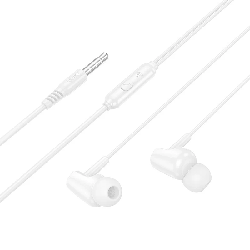 Handsfree 3.5mm HOCO M112, White - Image 3