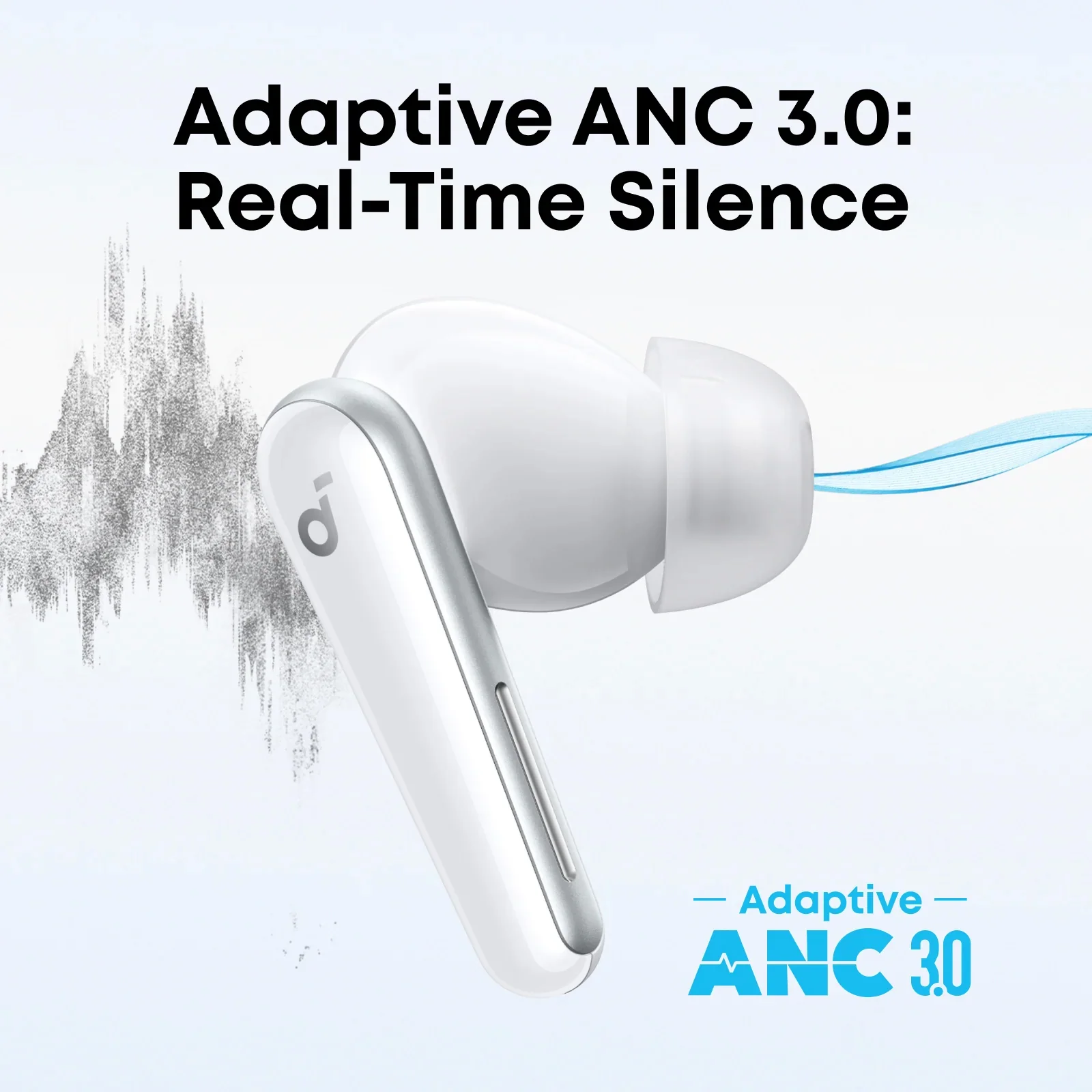 Handsfree Bluetooth Anker SoundCore Liberty 5, TWS, ANC, White A3957G21 - Image 8