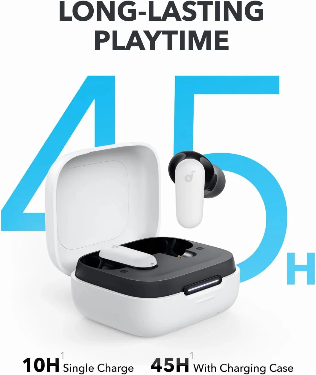 Handsfree Bluetooth Anker SoundCore P30i, TWS, ANC, White A3959321 - Image 2
