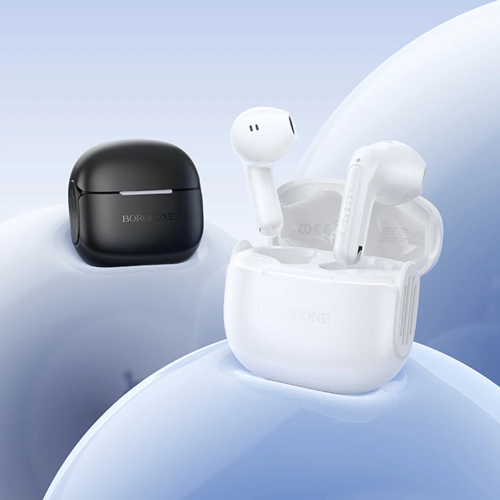 Handsfree Bluetooth Borofone FQ8 High, TWS, Black - Image 4