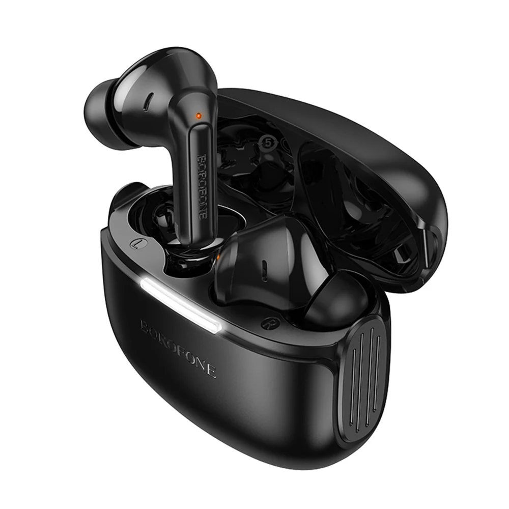Handsfree Bluetooth Borofone FQ9 Peaceful, TWS, Black - Image 2