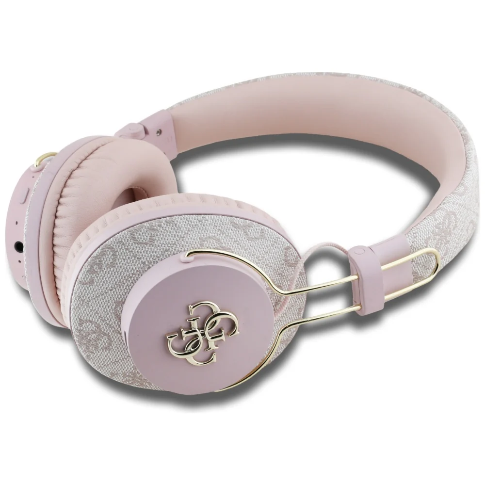 Handsfree Bluetooth Guess 4G Metal Logo, A2DP, Pink - Image 2