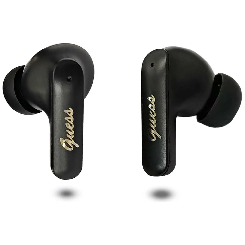 Handsfree Bluetooth Guess Script Metal Logo, TWS, Black - Image 2