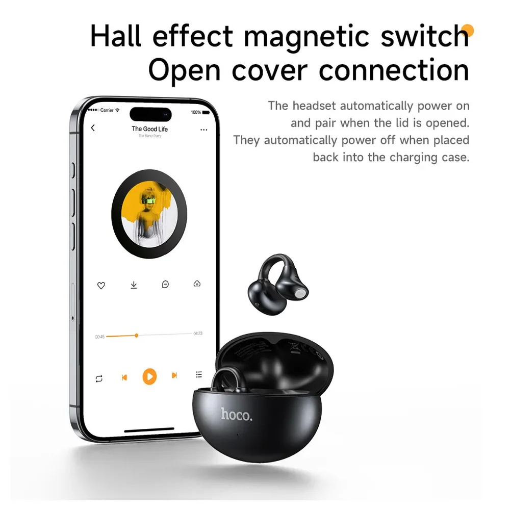 Handsfree Bluetooth HOCO EA8, TWS, White - Image 12