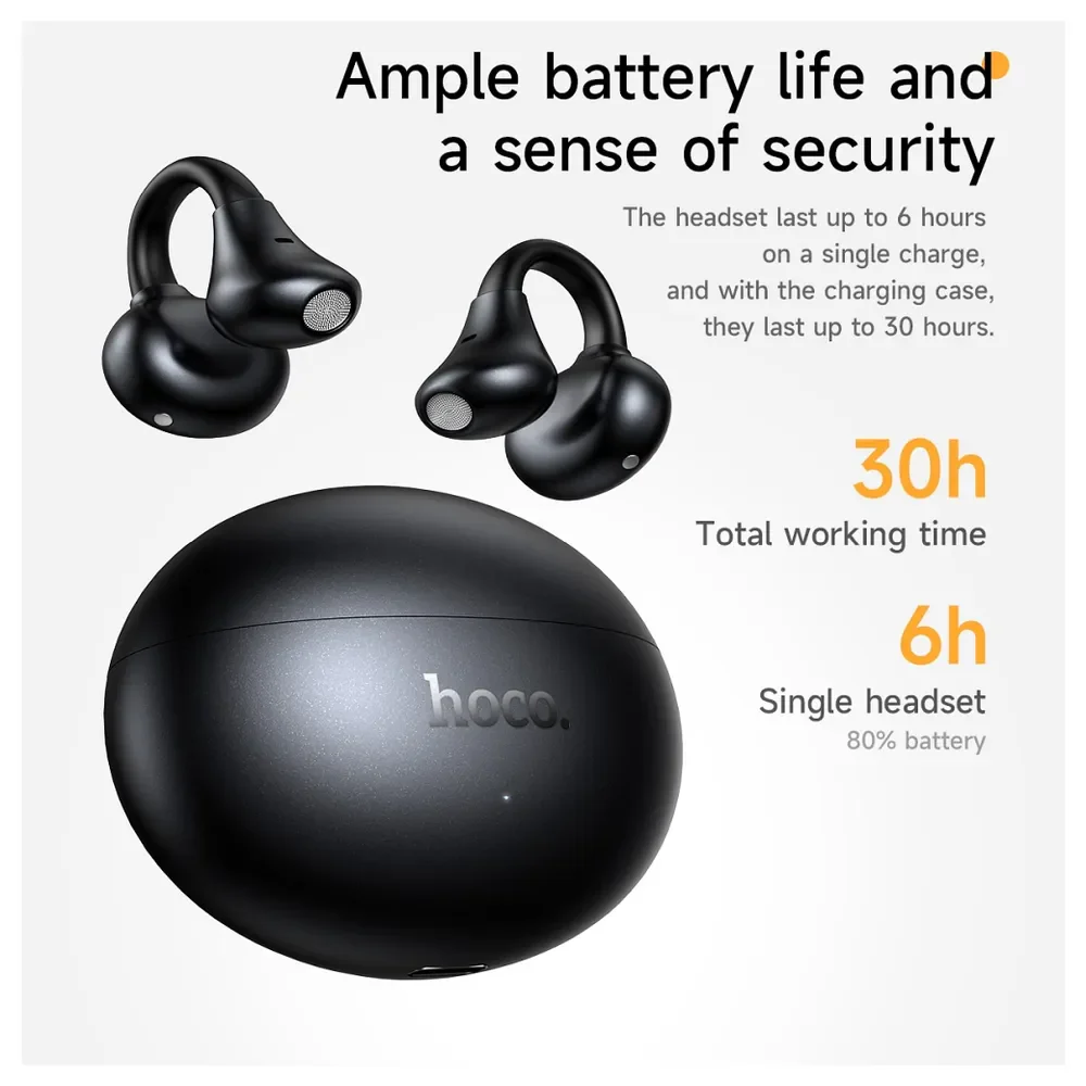 Handsfree Bluetooth HOCO EA8, TWS, White - Image 13