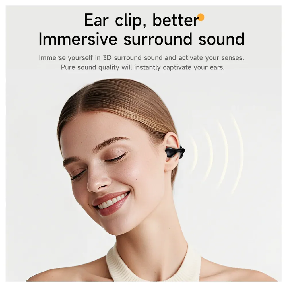 Handsfree Bluetooth HOCO EA8, TWS, White - Image 9