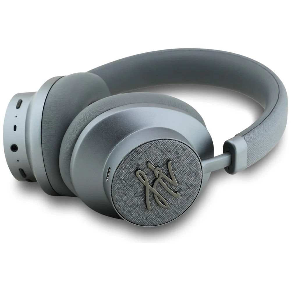 Handsfree Bluetooth Karl Lagerfeld Grained Initials, A2DP, ANC, Grey - Image 3