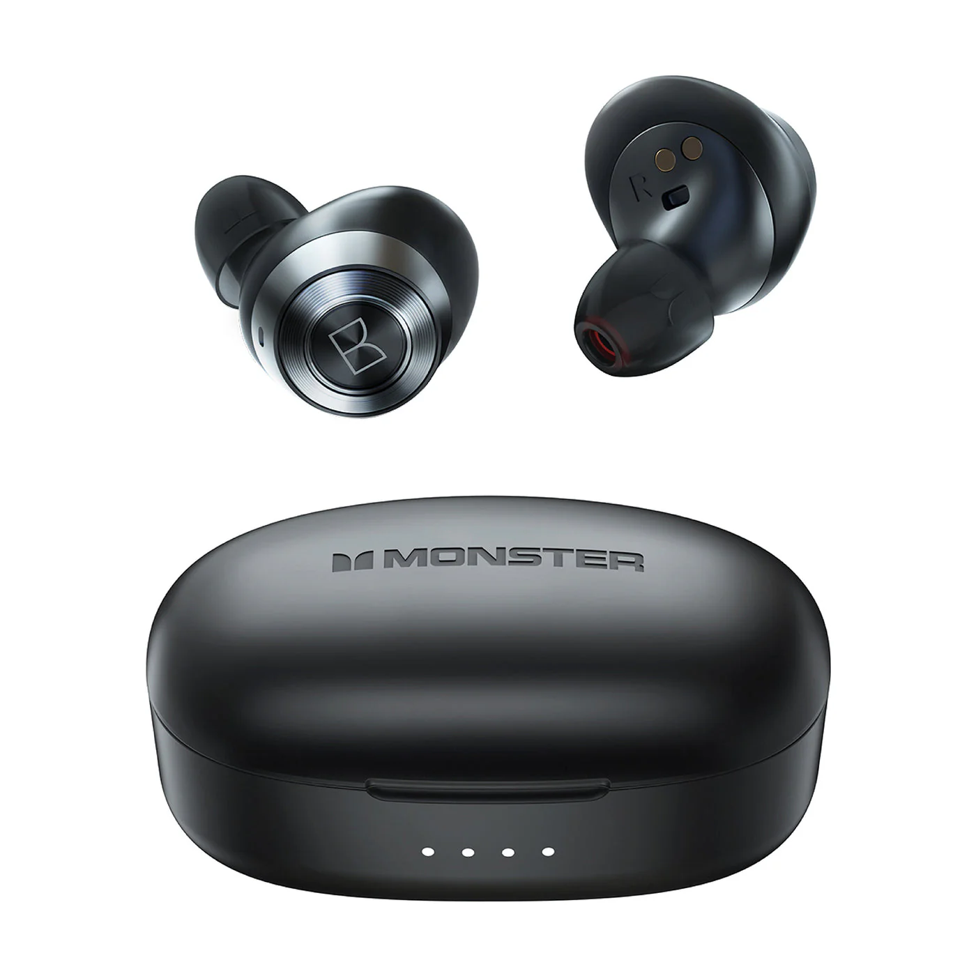 Handsfree Bluetooth Monster Achieve 100 AirLinks, TWS, Black - Image 2