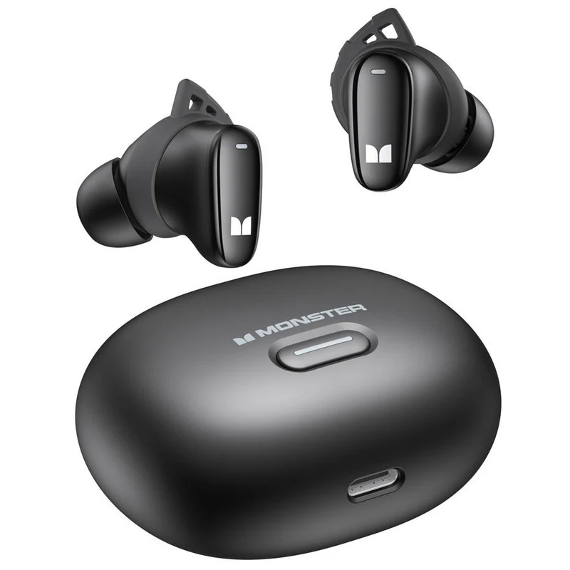 Handsfree Bluetooth Monster N-Lite 206, TWS, Black - Image 3