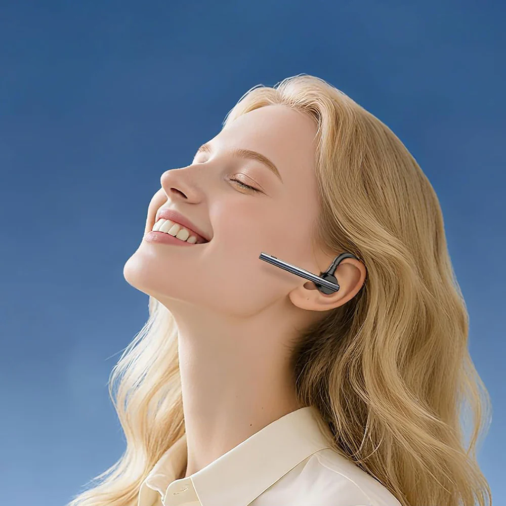 Handsfree Bluetooth Techsuit Vocelis Pro CB4, A2DP, Blue - Image 3