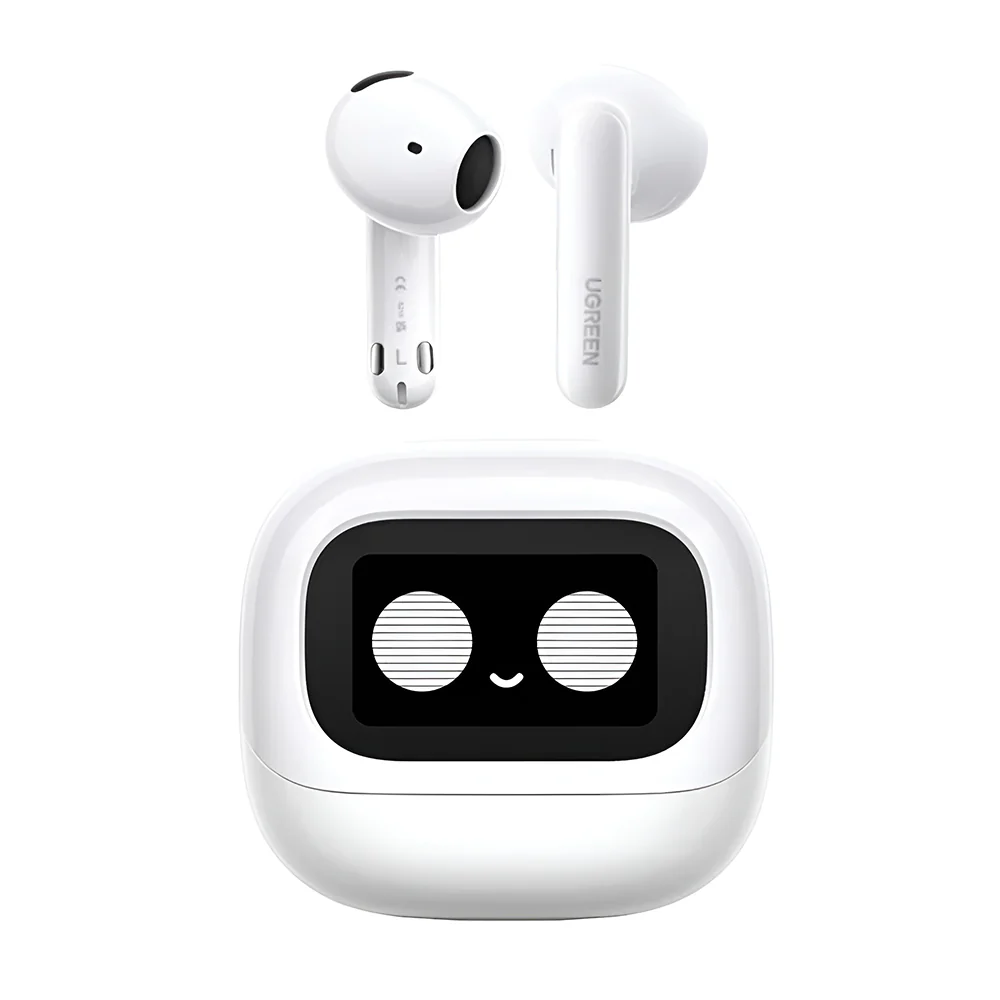 Handsfree Bluetooth UGREEN HiTune H6 Magic WS216 (65386), TWS, ANC, MultiPoint, White - Image 2