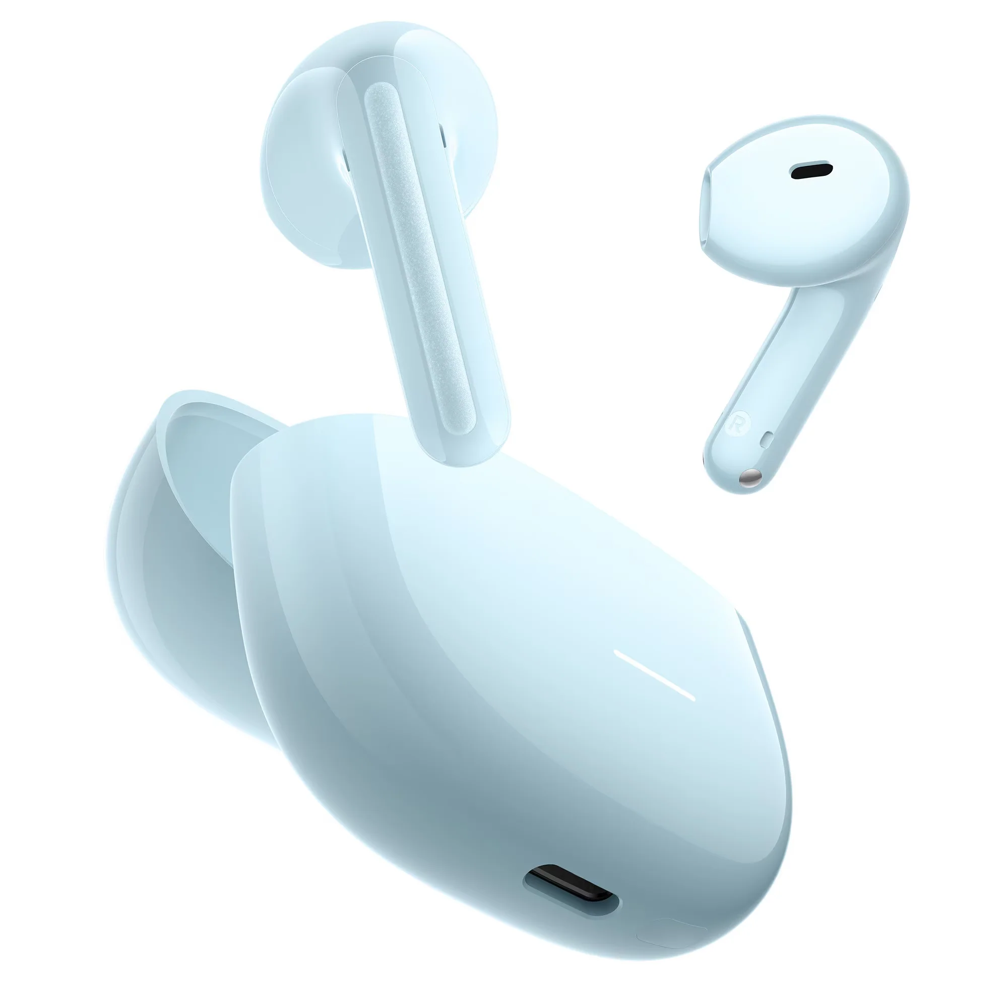 Handsfree Bluetooth Xiaomi Redmi Buds 8 Active, TWS, MultiPoint, Blue BHR08JPGL - Image 3