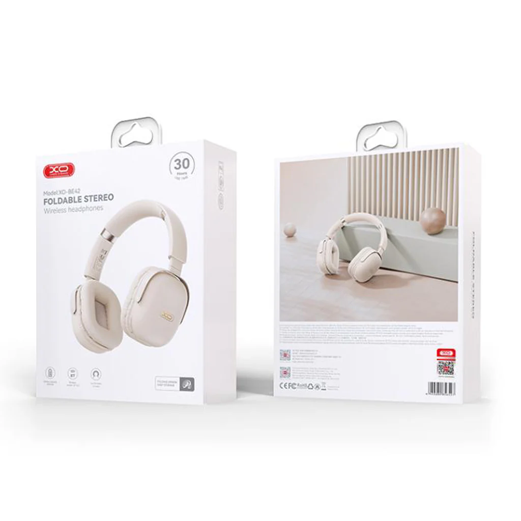Handsfree Bluetooth XO Design BE42, A2DP, Beige - Image 4