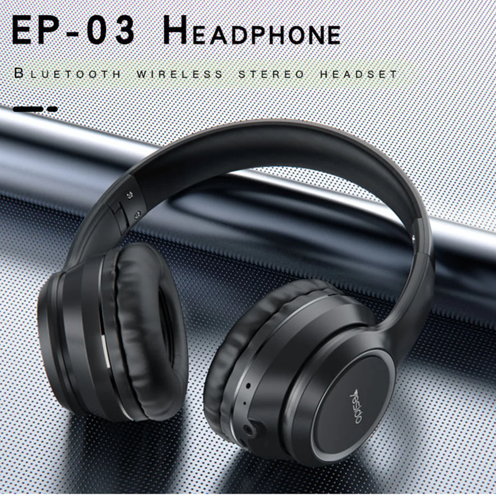 Handsfree Bluetooth Yesido EP03, A2DP, Black - Image 2