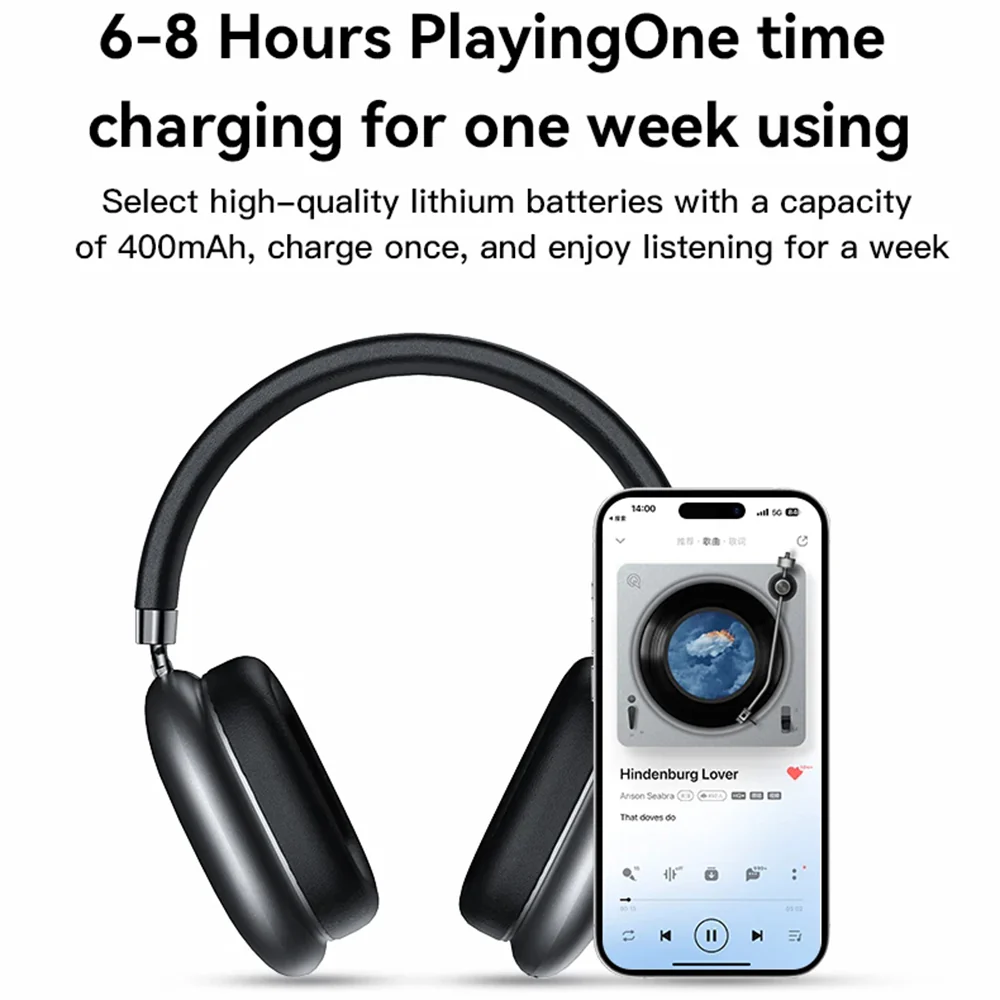 Handsfree Bluetooth Yesido EP05, A2DP, ANC, Black - Image 2
