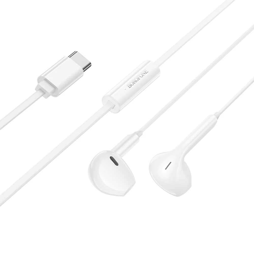 Handsfree USB-C Borofone BM99 Star, White - Image 2