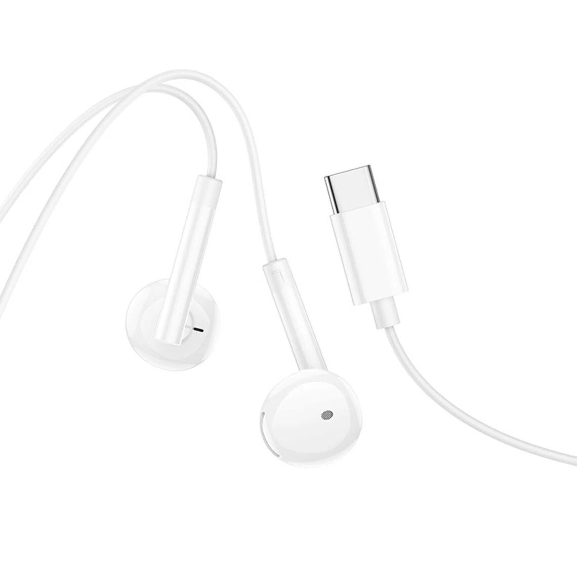 Handsfree USB-C HOCO M95, White - Image 3