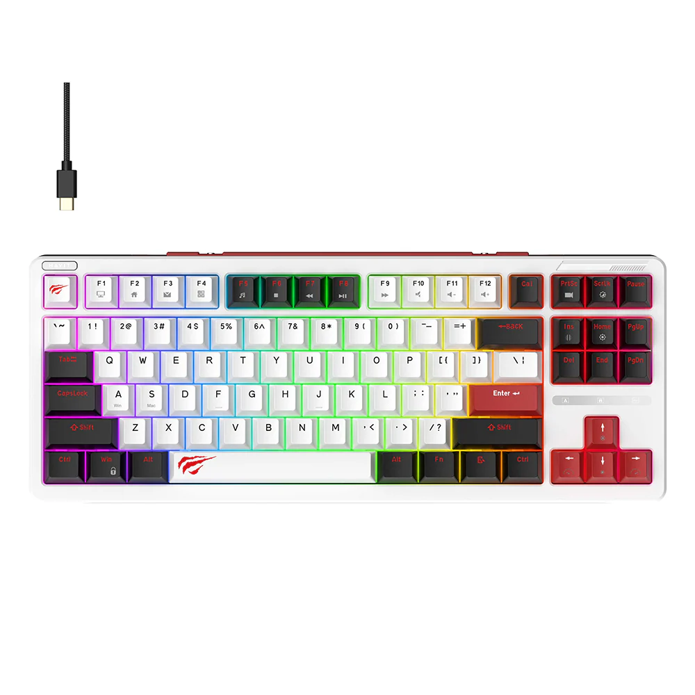HAVIT KB902L Wired USB Gaming Keyboard, RGB, 1.8m, Multicolor