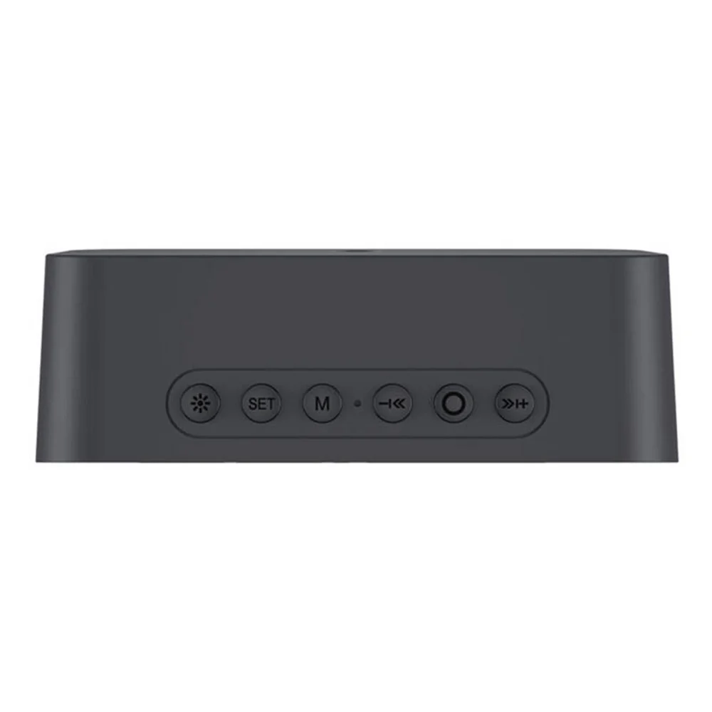 HAVIT M3 Digital Clock with Bluetooth Speaker, Black - Image 4