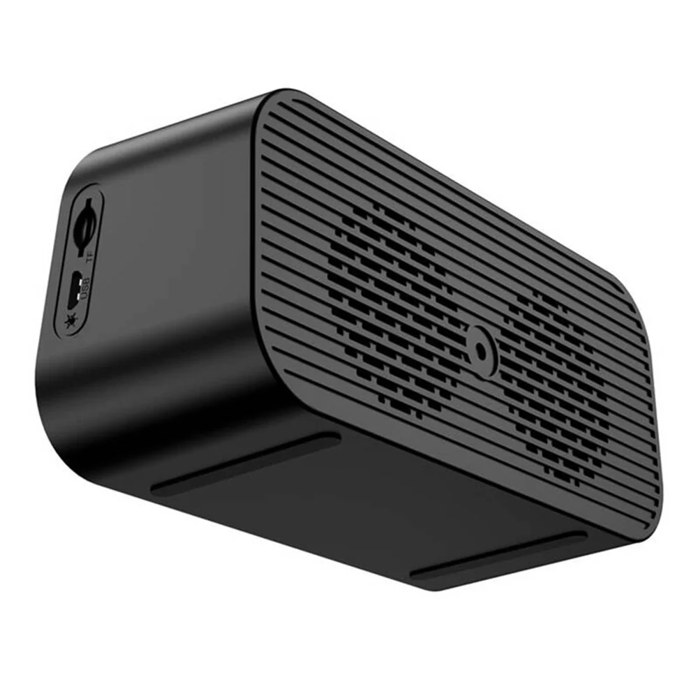 HAVIT M3 Digital Clock with Bluetooth Speaker, Black - Image 5