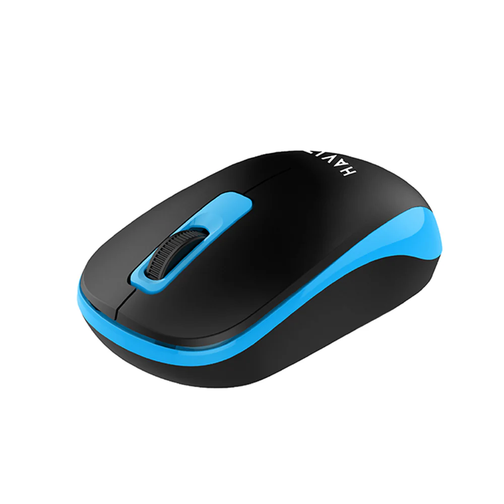 HAVIT MS626GT Wireless Mouse, 1200DPI, Black Blue - Image 4