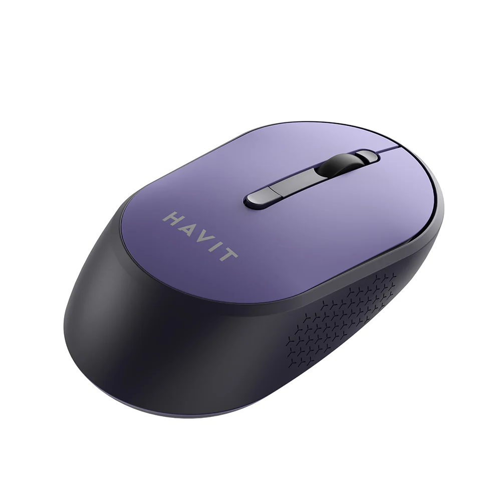 HAVIT MS78GT Wireless Mouse, 1200DPI - 3200DPI, Purple - Image 2