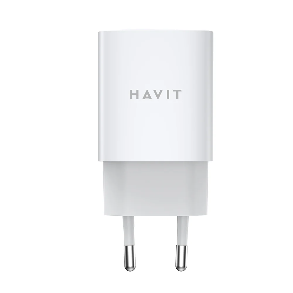 HAVIT UC45W Network Charger, 45W, 3A, 2 x USB-C, White - Image 3