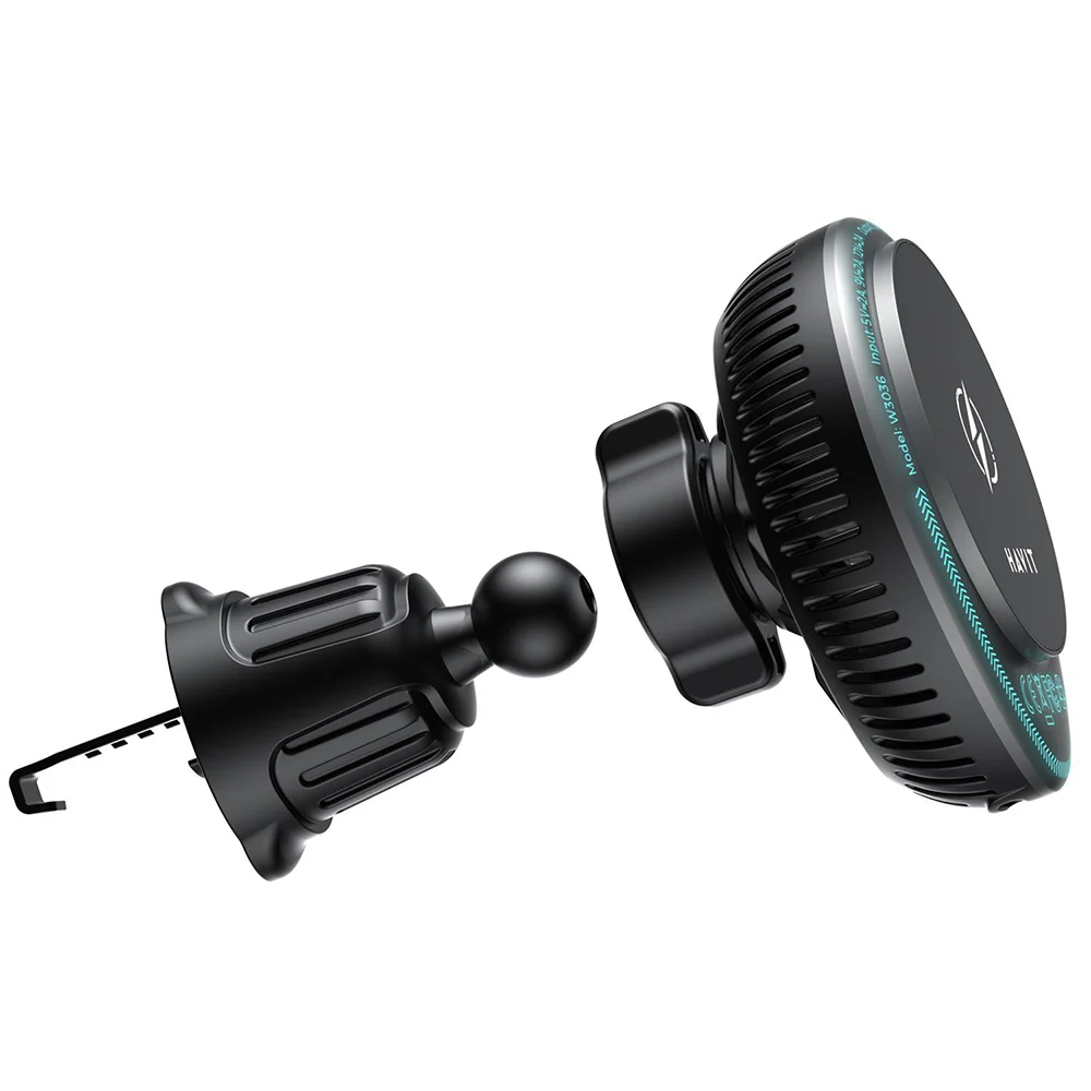 HAVIT W3036 Wireless Car Charger, 15W, 1.67A, Black - Image 4