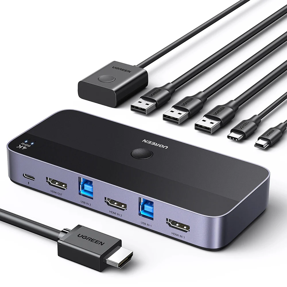 HDMI Video Switch UGREEN CM664, Black - Image 2