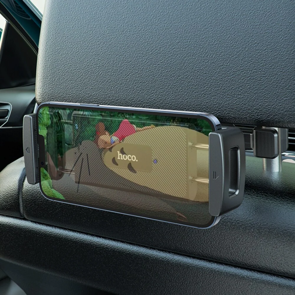 HOCO CA121 Car Headrest Mount for Phone / Tablet, 4.7inch - 10.5inch, Black - Image 5
