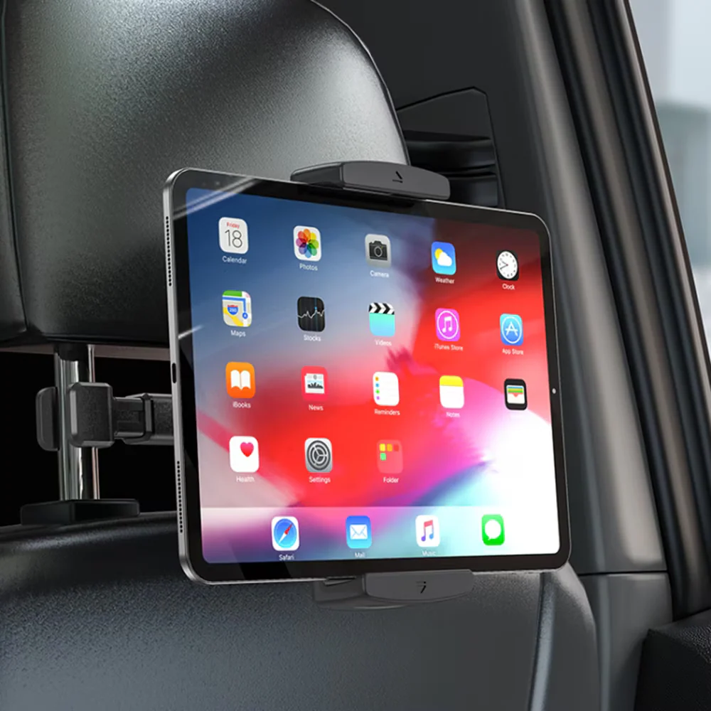 HOCO CA121 Car Headrest Mount for Phone / Tablet, 4.7inch - 10.5inch, Black - Image 6