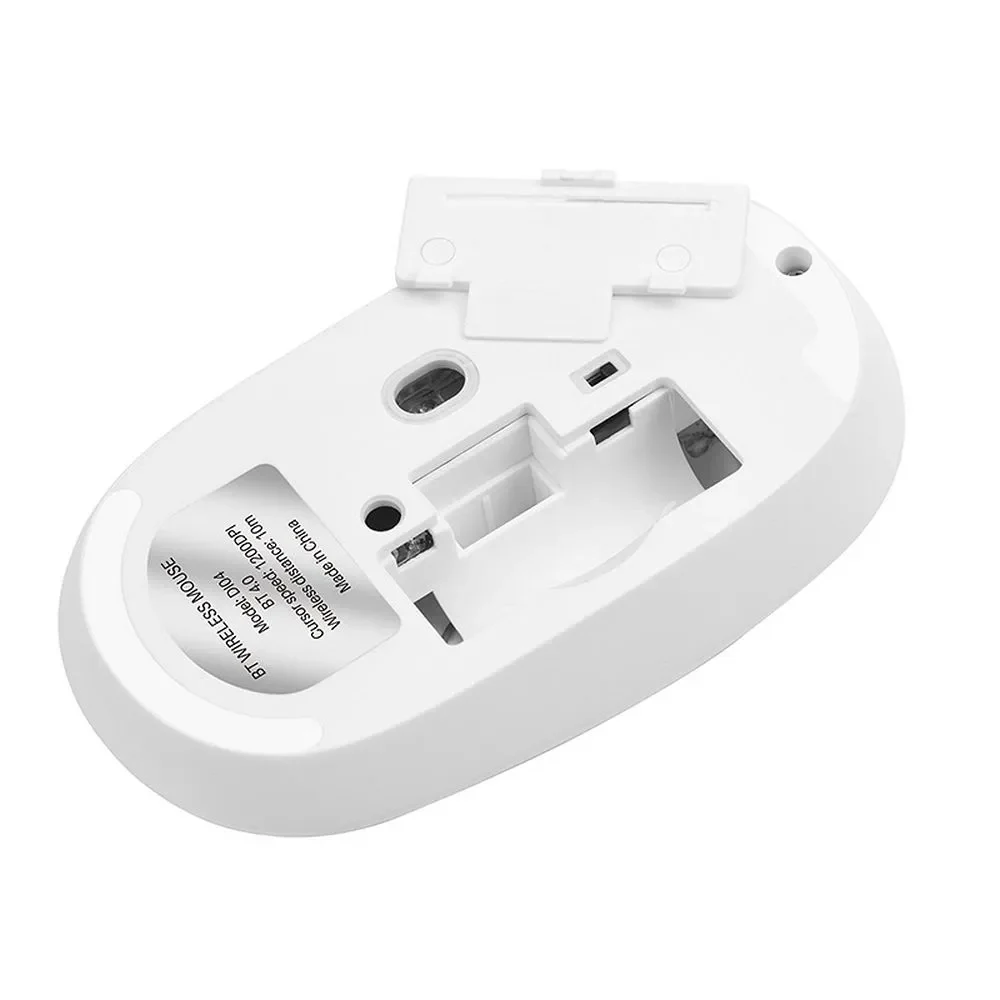 HOCO DI04 Wireless Mouse, 1200DPI, BT / Wi-Fi, White - Image 4