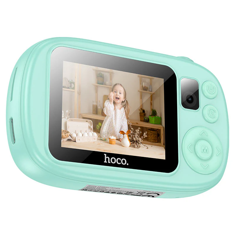 HOCO DV205 Kids Digital Camera, 720P, 1MP, Blue - Image 2