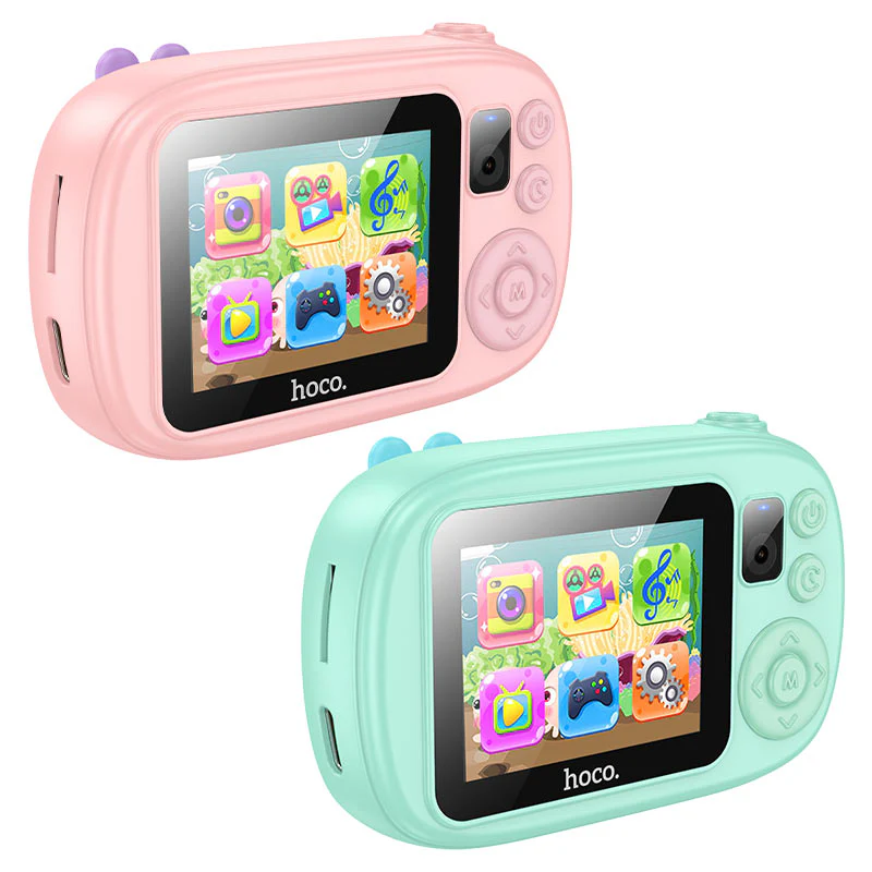 HOCO DV205 Kids Digital Camera, 720P, 1MP, Blue - Image 3