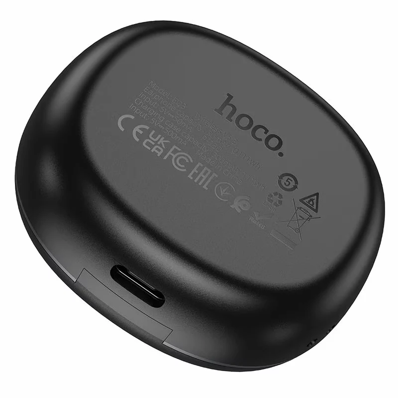 HOCO EQ3 Bluetooth Handsfree, TWS, Black - Image 2