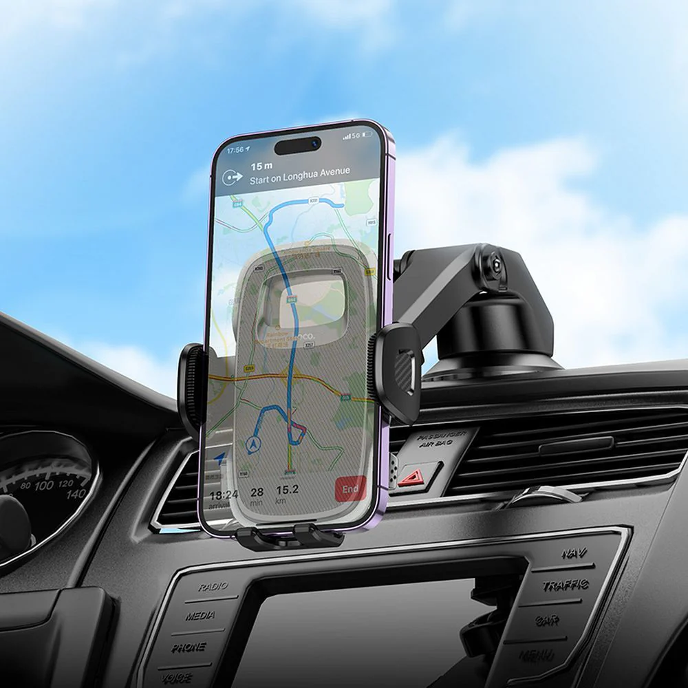 HOCO Fair H15 Car Holder, 4.5inch - 7inch, Black - Image 4