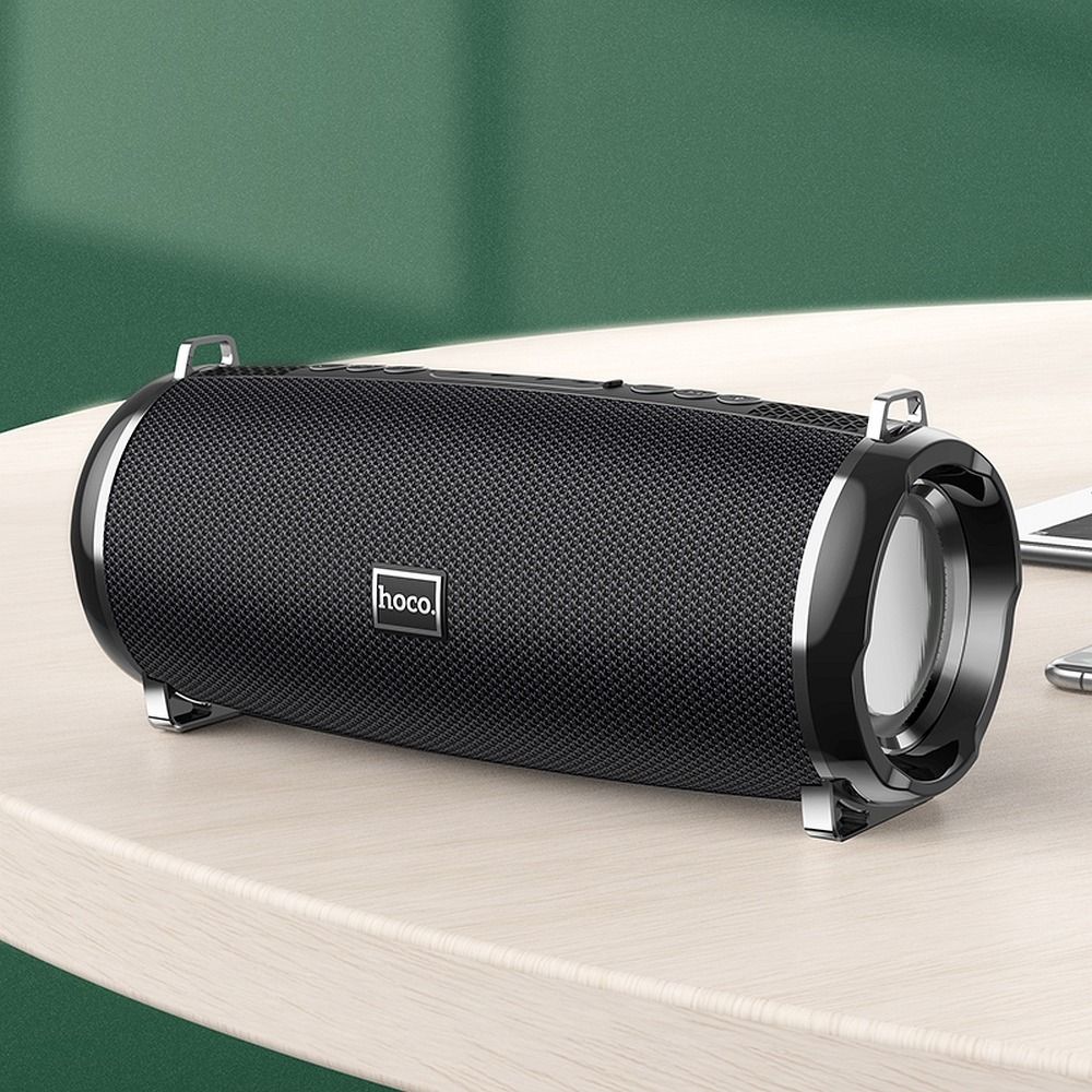 HOCO HC2 Portable Bluetooth Speaker, 2 x 5W, TWS, RGB, Black - Image 3