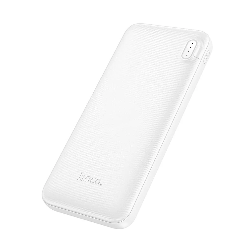 HOCO J128 External Battery, 10000mAh, 10W, 2 x USB-A, White - Image 2