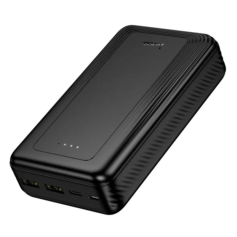 HOCO J165A External Battery, 20000mAh, 10W, 2 x USB-A, Black - Image 2