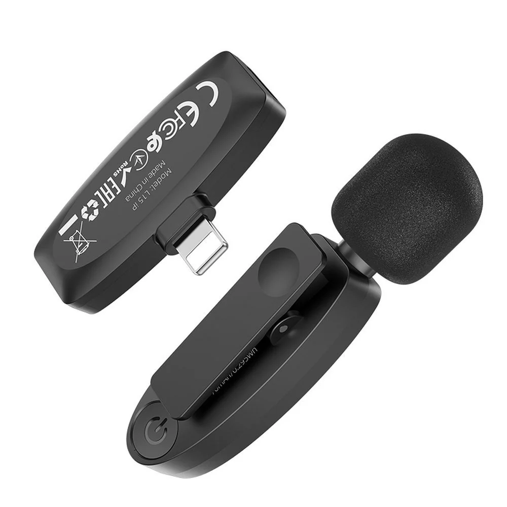 HOCO L15 Lavalier, Lightning, Black - Image 5