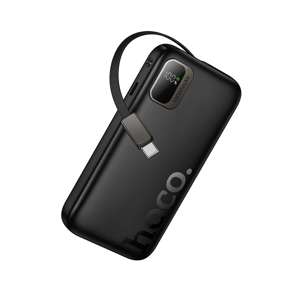 HOCO Q51 External Battery, 10000mAh, 20W, PD, 2 x USB-C, Black - Image 2