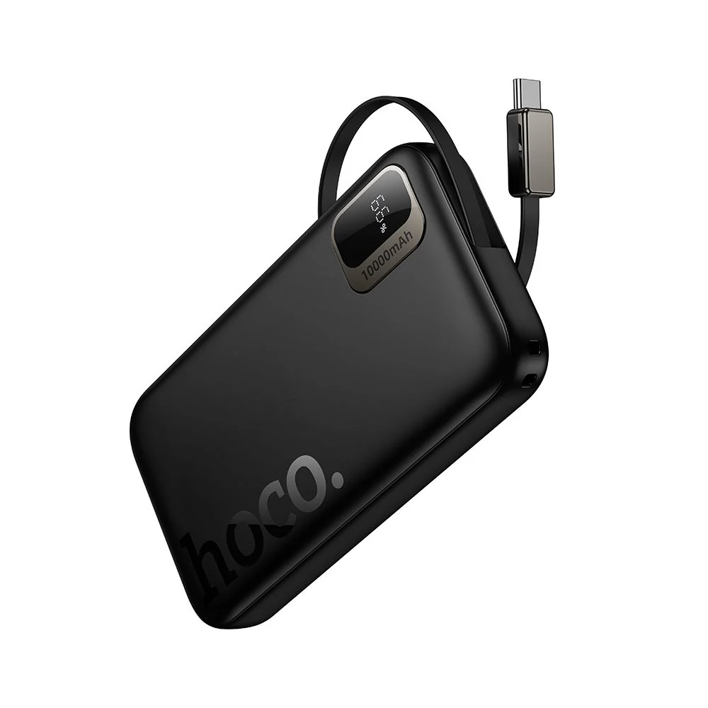 HOCO Q51 External Battery, 10000mAh, 20W, PD, 2 x USB-C, Black - Image 3