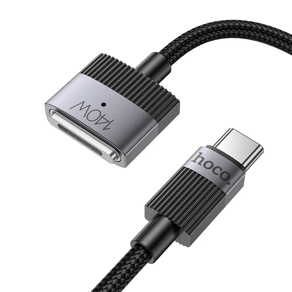 HOCO U141 Charging Cable, USB-C - MagSafe 3, 140W, 1.8m, Black - Image 5